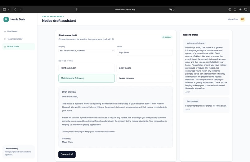 Homie Desk – screenshot 3