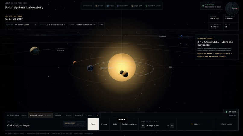 Light Years from Home: Spacetime Lab – screenshot 1