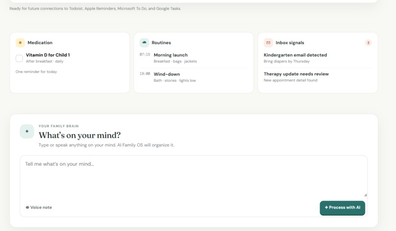 AI Family OS – screenshot 2