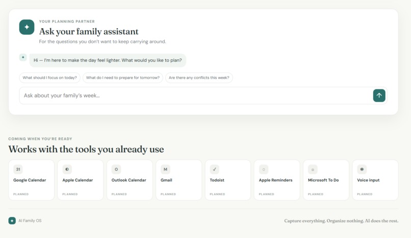 AI Family OS – screenshot 3
