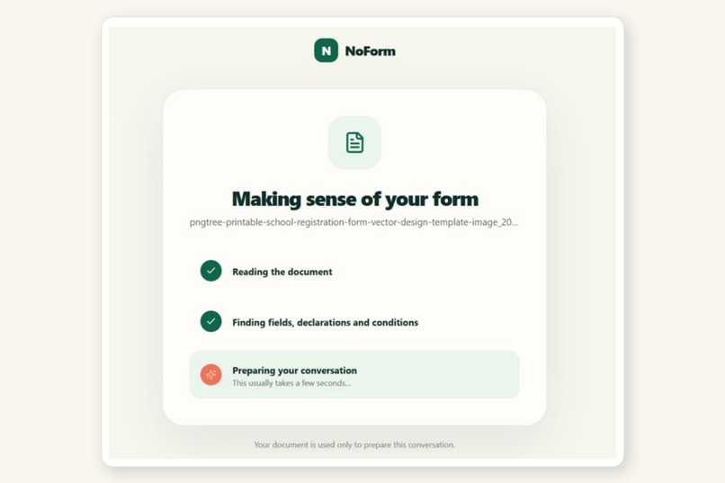 NoForm – screenshot 2