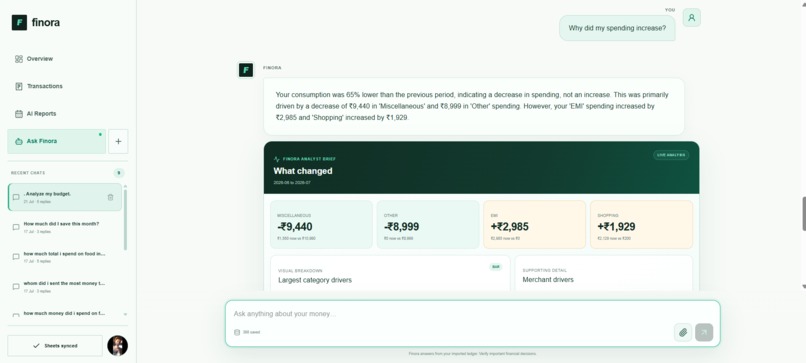 Finora – screenshot 3