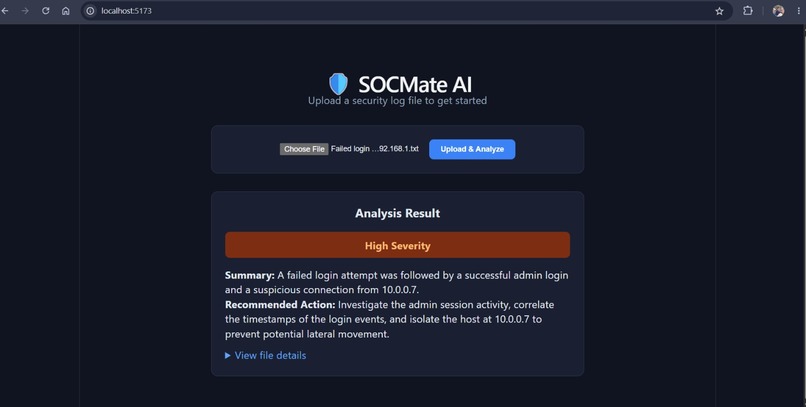 SOCMate AI – screenshot 2