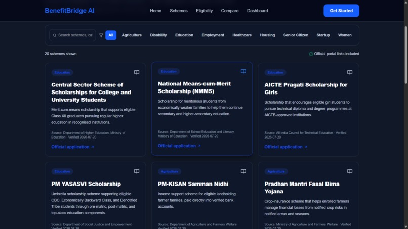BenefitBridge AI – screenshot 2
