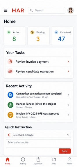 HAR — Human & AI Resources – screenshot 1