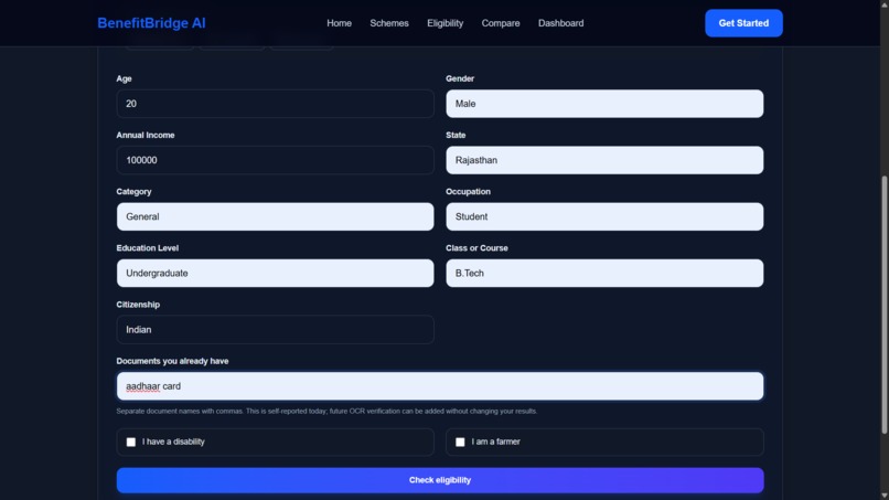 BenefitBridge AI – screenshot 3