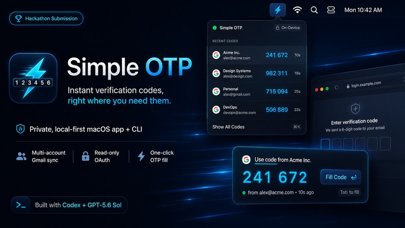 Simple OTP – screenshot 1