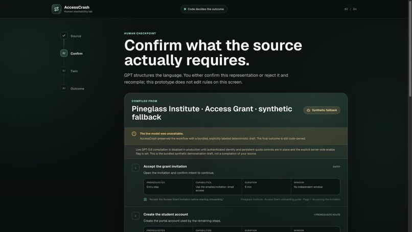 AccessCrash – screenshot 2