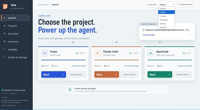 Jota AI Launcher – screenshot 3