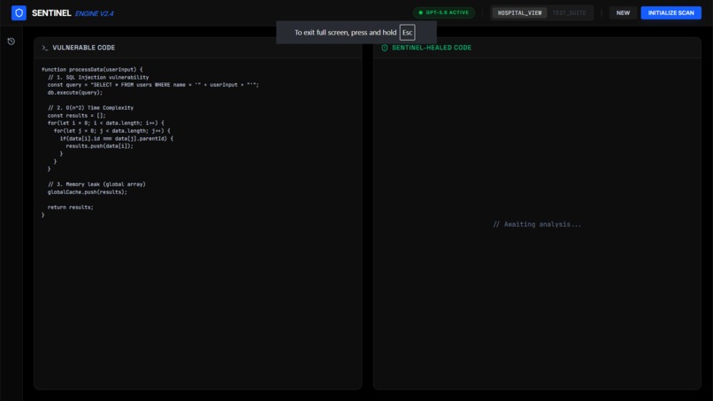 SENTINEL Engine v2.4 – screenshot 1