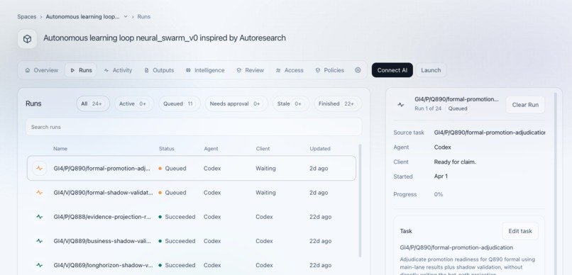 Swarm (Agentic Operating System and Graph Memory) – screenshot 3