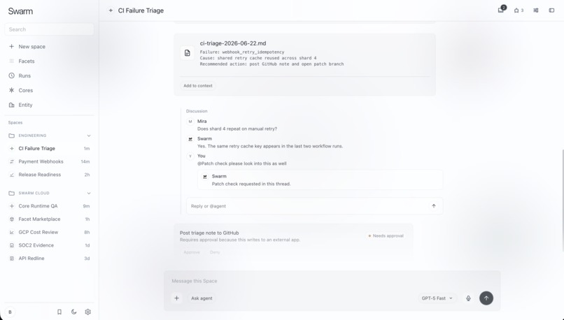 Swarm (Agentic Operating System and Graph Memory) – screenshot 4