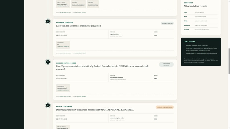 AELITIUM - Verifiable Decision Workflows – screenshot 7