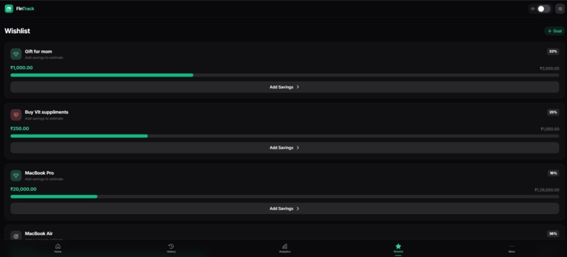 FinTrack – screenshot 4