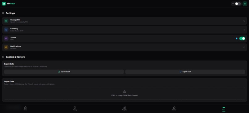 FinTrack – screenshot 6