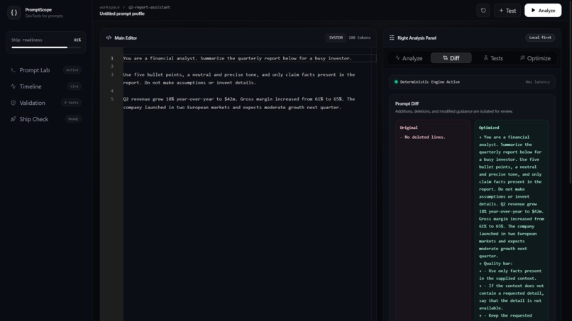 PromptScope – screenshot 3