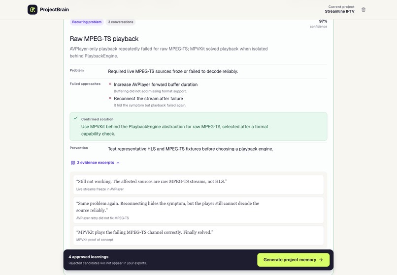     ProjectBrain – screenshot 3