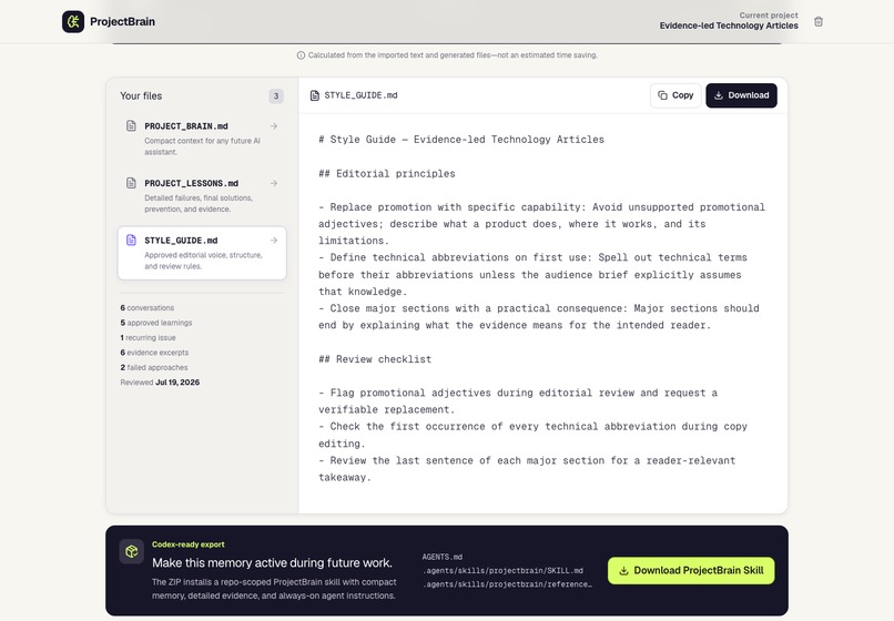     ProjectBrain – screenshot 5