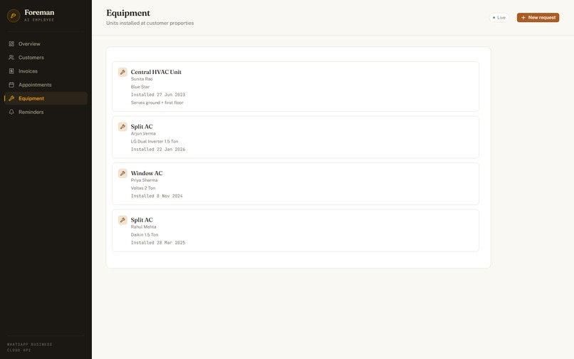 Foreman – screenshot 4