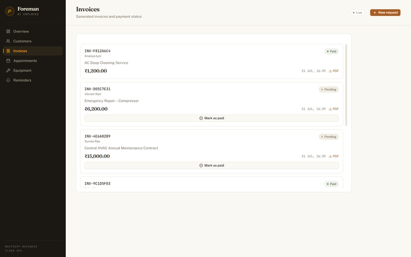 Foreman – screenshot 7