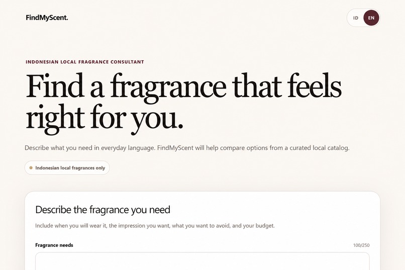 FindMyScent 2.0 – screenshot 1