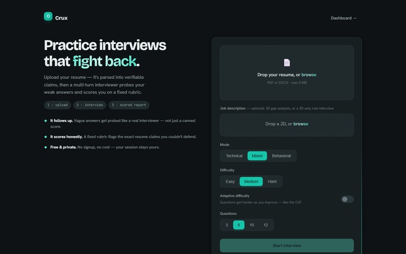 Crux – screenshot 1