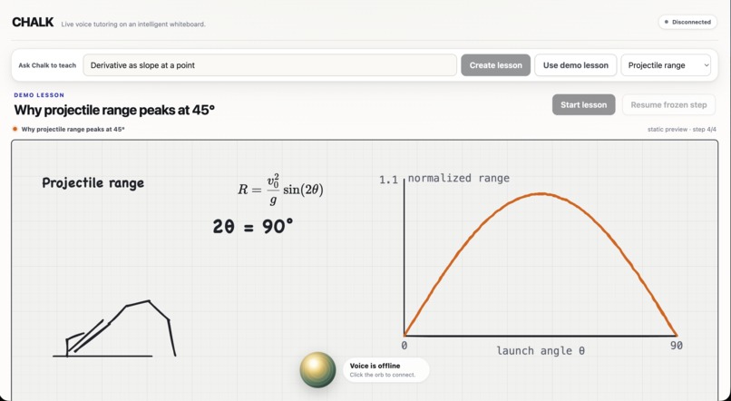Chalk: Whiteboard Tutor – screenshot 1