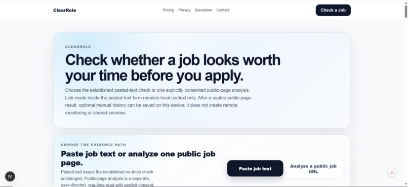 ClearRole – screenshot 1