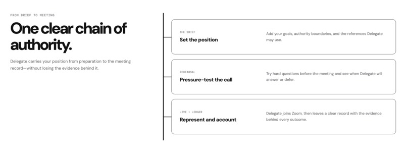 Delegate – screenshot 2