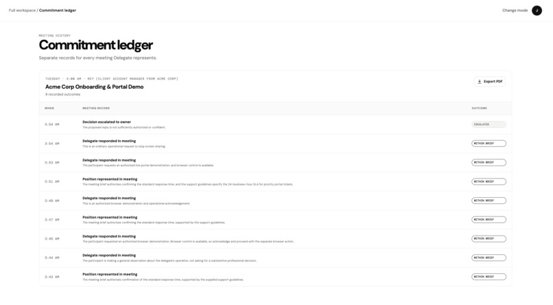 Delegate – screenshot 6