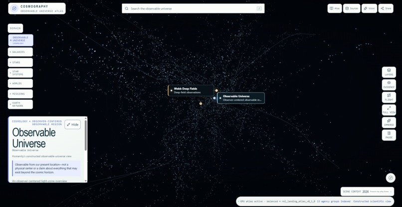 Cosmography – screenshot 2