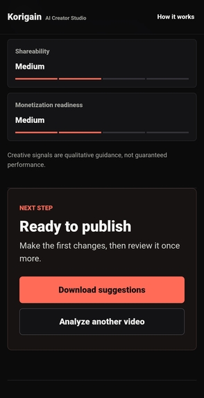 Korigain AI Creator Studio – screenshot 7