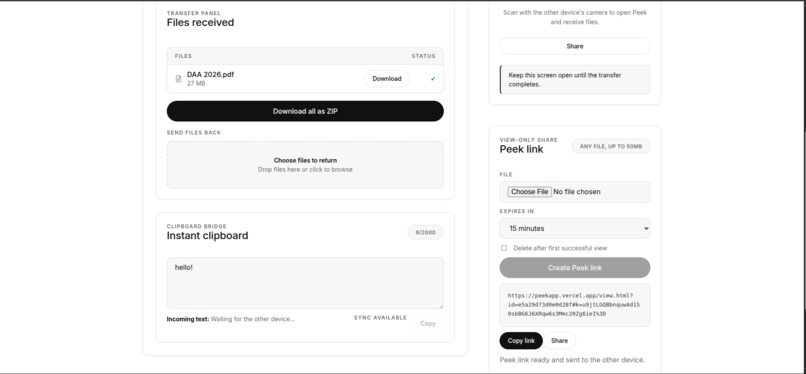 Peek – screenshot 7