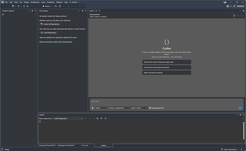 Codex for Visual Studio  – screenshot 2