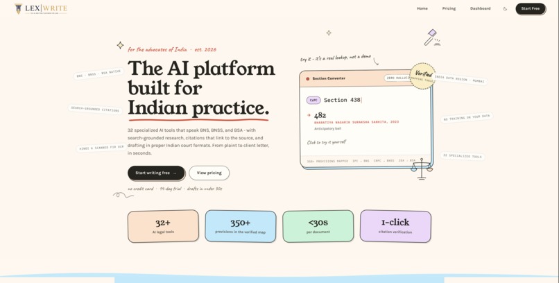 LexWrite – screenshot 1
