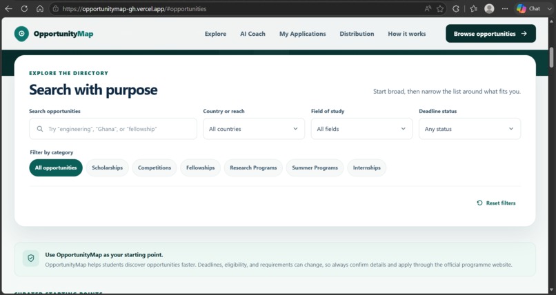 OpportunityMap – screenshot 1