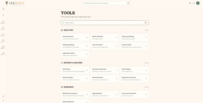 LexWrite – screenshot 3