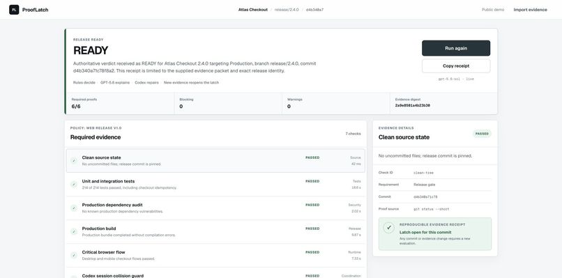 ProofLatch – screenshot 1