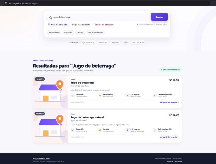 NegociosCRM.com – screenshot 2