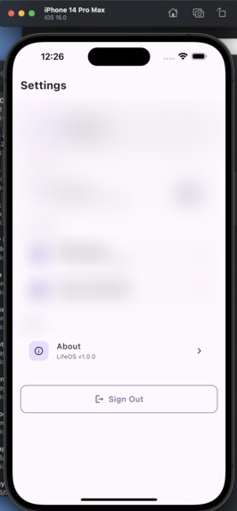 LifeOS AI – screenshot 1