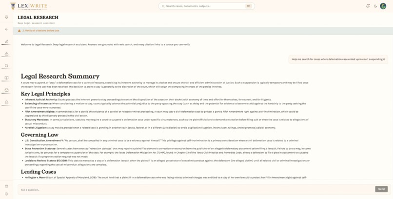 LexWrite – screenshot 5