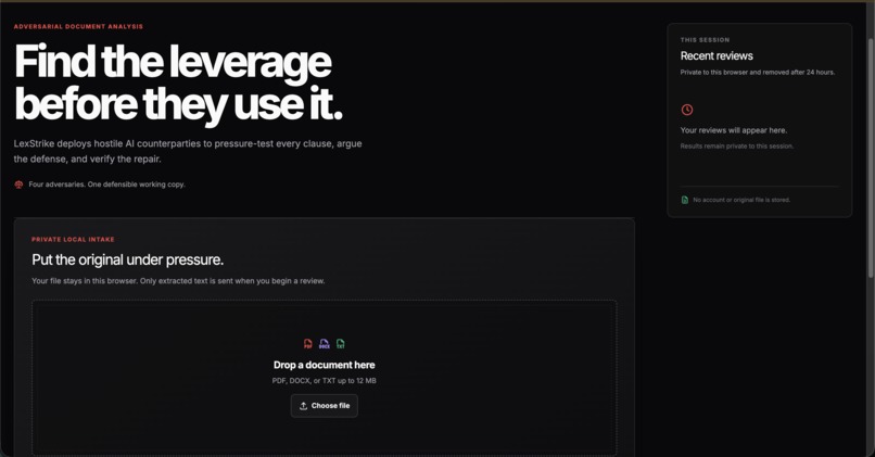 LexStrike – screenshot 1