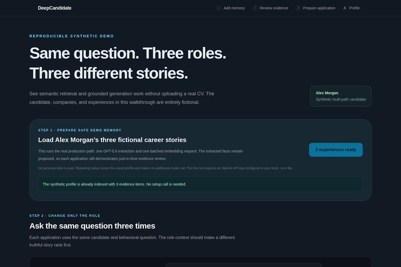 DeepCandidate – screenshot 7