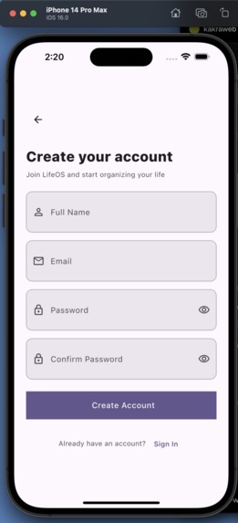 LifeOS AI – screenshot 6