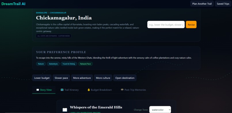 DreamTrail AI – screenshot 3