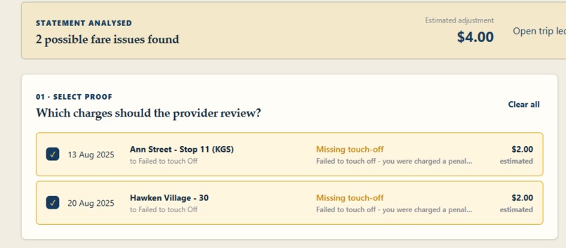 FareClaim – screenshot 2