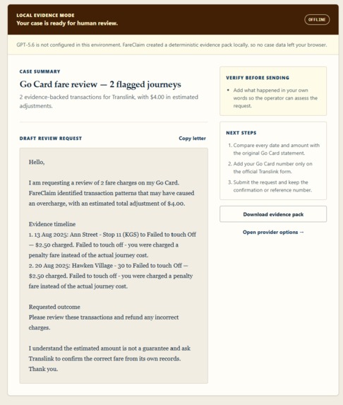FareClaim – screenshot 3