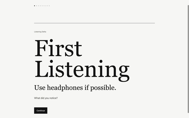 Listening Delta – screenshot 1