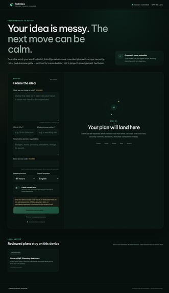 KalmOps – screenshot 2