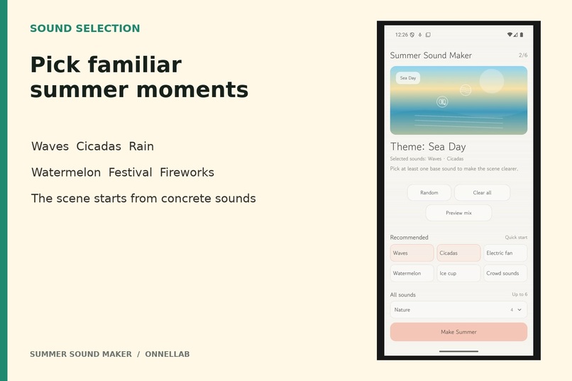 Summer Sound Maker – screenshot 1